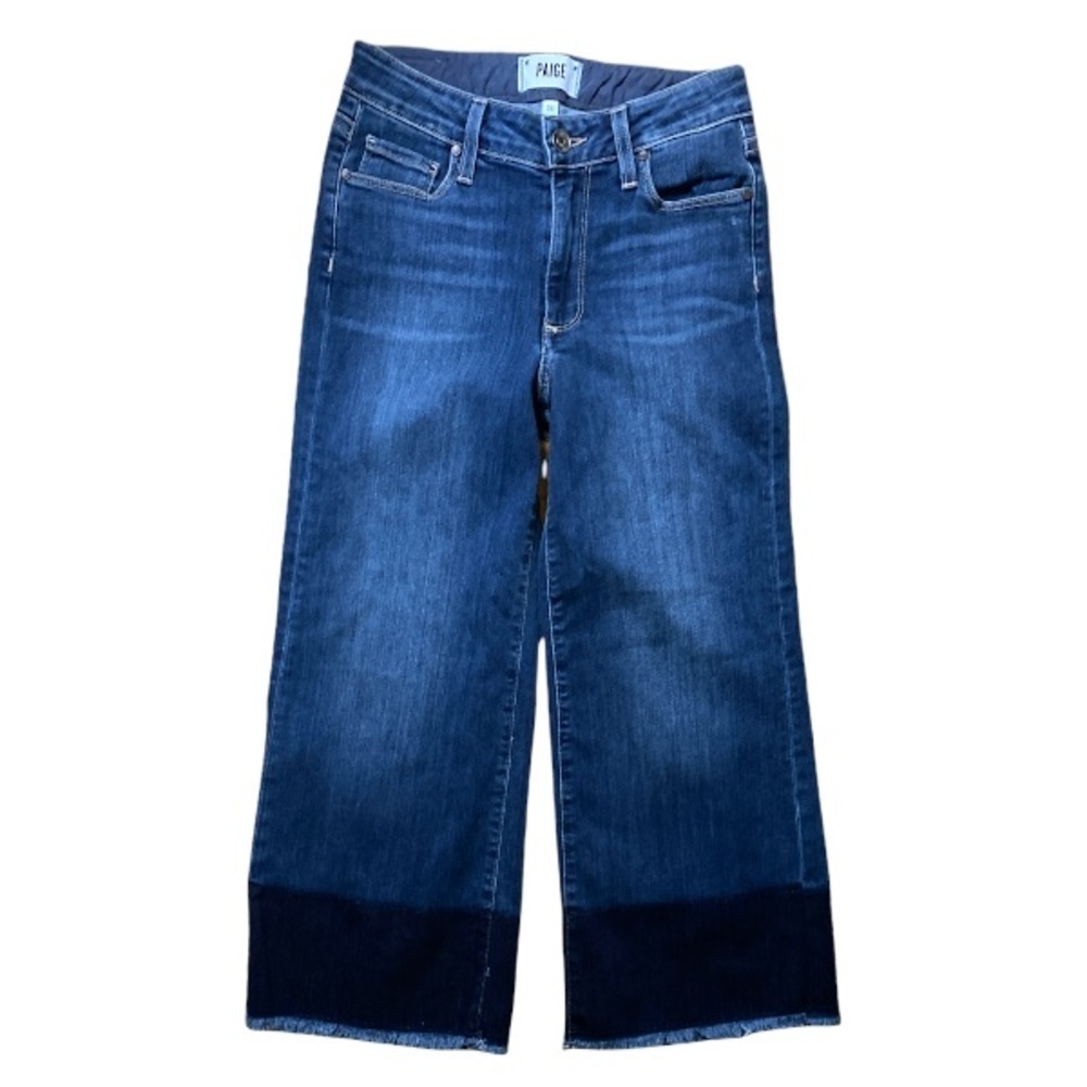 Paige Sherwood Colette cropped flare jeans 24